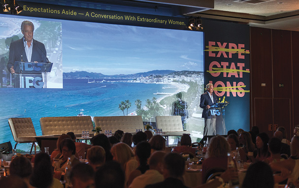 Michael Roth introduces IPG’s Women’s Breakfast